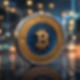 Concept diagram of blockchain technology